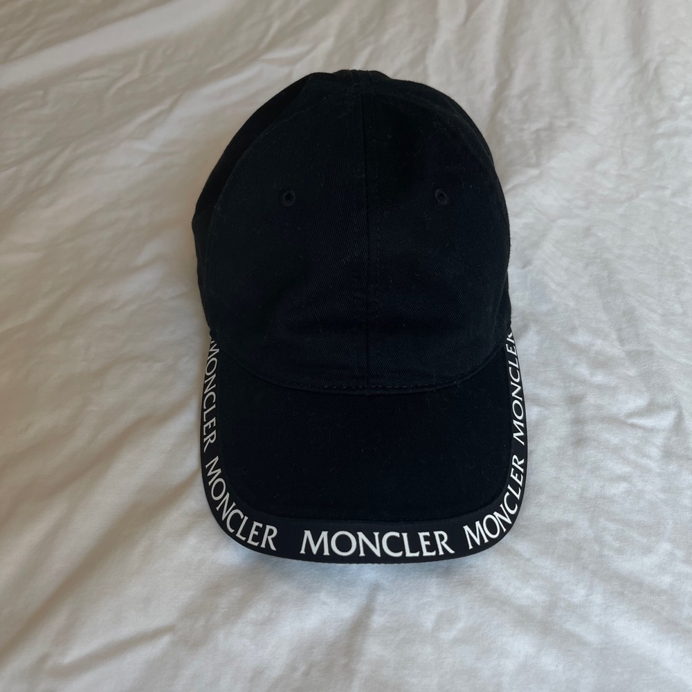 Moncler Black Baseball Cap